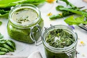 Pesto aux épinards frais