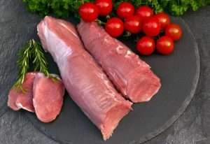 Filet mignon de porc à la tomate
